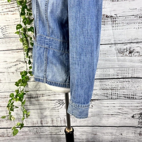 Ralph Lauren Denim Jean Jacket size Small Classic Pockets Casual Western Texan - Picture 13 of 15